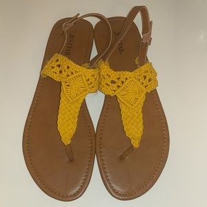 Mustard color Sandals